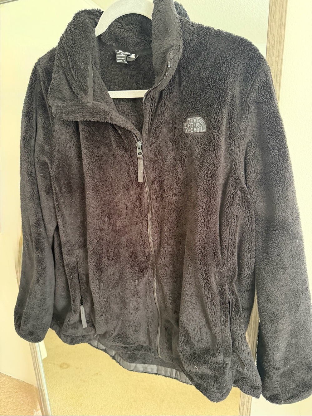 The North Face Black Teddy Fleece Jacket - Full Zip